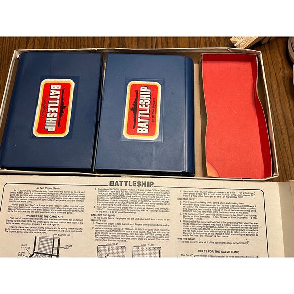 Vintage 1981 Battleship Game MB Complete Parts Read Description - Picture 4 of 11